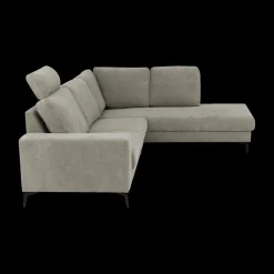 Ygo Hoeksalon PADUA Taupe Longchair Rechts B262| Hoeksalons