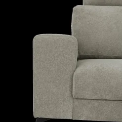 Ygo Hoeksalon PADUA Taupe Longchair Rechts B262| Hoeksalons
