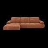 Ygo Hoeksalon PIERROT Longchair Links Coral B324| Hoeksalons
