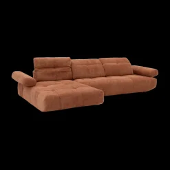Ygo Hoeksalon PIERROT Longchair Links Coral B324| Hoeksalons