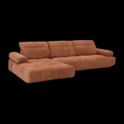 Ygo Hoeksalon PIERROT Longchair Links Coral B324| Hoeksalons