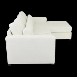Ygo Hoeksalon PLUSS Longchair Rechts Wit| Hoeksalons