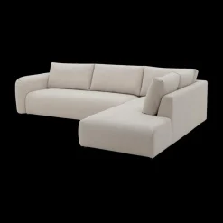 Ygo Hoeksalon PUCK Longchair Rechts Soelle Beige B325| Hoeksalons