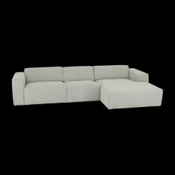Ygo Hoeksalon SMILE Naturel B312-L161 Longchair Rechts| Hoeksalons