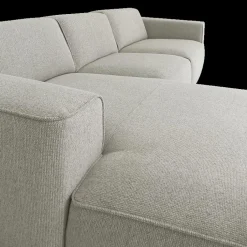 Ygo Hoeksalon SMILE Naturel B312-L161 Longchair Links| Hoeksalons