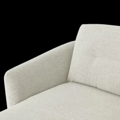 Ygo Hoeksalon UMBRIEL Longchair Links Beak Beige B343| Hoeksalons