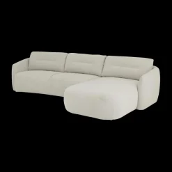 Ygo Hoeksalon UMBRIEL Longchair Rechts Beak Beige B343| Hoeksalons