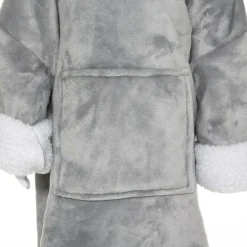 Ygo Hoodie BEAR Poly Grijs| Homewear & Kledingaccessoires