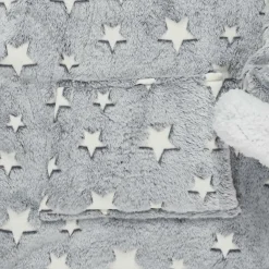 Ygo Hoodie STARS Sterren Grijs| Homewear & Kledingaccessoires