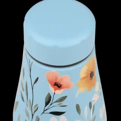 Ygo Isoleerfles DAMYAN 500ml Garden Blauw| Koffie & Thee|To Go