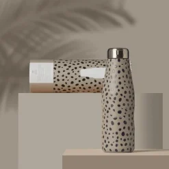 Ygo Isoleerfles DAMYAN 500ml Luipaard Beige| Koffie & Thee|To Go