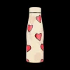 Ygo Isoleerfles DAMYAN 500ml Tender Hart Beige/Rood| Koffie & Thee|To Go