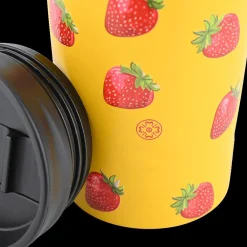 Ygo Isoleermok DAMYAN 350ml Berry Geel/Rood| Koffie & Thee|To Go