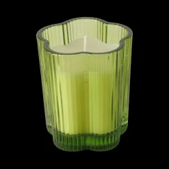 Ygo Kaars FIHONA Bloemvorm Glas Groen Ass.| Woondecoratie