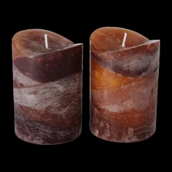 Ygo Kaars GRADIENTA Rood/Bruin L| Woondecoratie