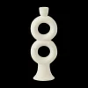 Ygo Kaarshouder SIMI Rond Steen Wit L| Woondecoratie
