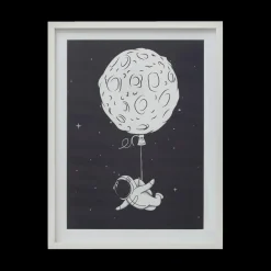 Ygo Kader IN SPACE Astronaut Blauw/Wit| Decoratieve Accessoires