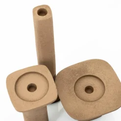 Ygo Kandelaar SQUER Alu Bruin M| Woondecoratie