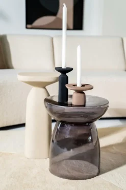 Ygo Kandelaar SQUER Alu Zwart M| Woondecoratie