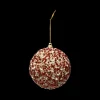 Ygo Kerstbal JULLEBALL Rood/Goud| Woondecoratie|Kerst