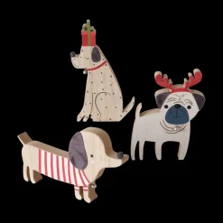 Ygo Kersthond BARNEY Hout Ass.| Kerst