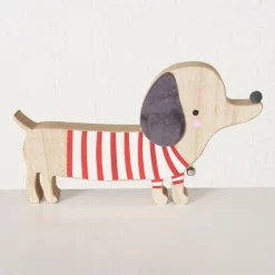 Ygo Kersthond BARNEY Hout Ass.| Kerst