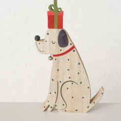 Ygo Kersthond BARNEY Hout Ass.| Kerst