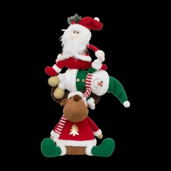 Ygo Kerstteddypyramide XMIES Wit/Rood/Groen| Kerst