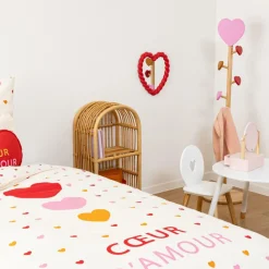 Ygo Kinderkapstok COEUR Hart Roze| Tapijten | Meubels