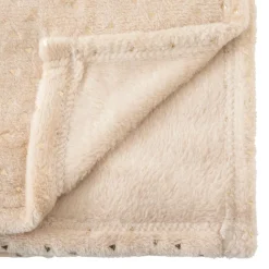 Ygo Kinderplaid FLANN Beige| Slaapkamer|Accessoires