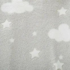 Ygo Kinderplaid STERRI Grijs| Slaapkamer|Accessoires