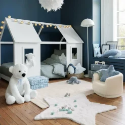 Ygo Kindersofa BOUCLIA Bouclé Ecru| Tapijten | Meubels