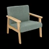 Ygo Kinderstoel BAZILE Poly Groen/Hout Nat.| Tapijten | Meubels