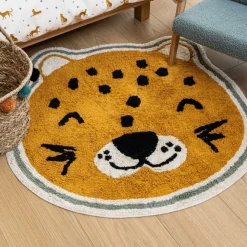 Ygo Kindertapijt LEOPARD Luipaard Oker| Tapijten | Meubels