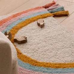 Ygo Kindertapijt RAINBOW Beige/Multi| Tapijten | Meubels