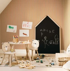 Ygo Kindertapijt ROUTE Katoen Beige| Tapijten | Meubels