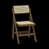 Ygo Klapstoel JACCO Ash Wood Walnut/Rotan| Klapstoelen