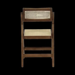 Ygo Klapstoel JACCO Ash Wood Walnut/Rotan| Klapstoelen
