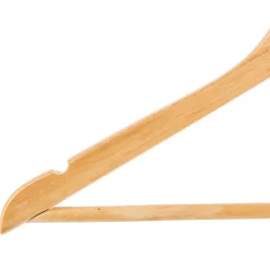 Ygo Kleerhanger Set van 8 JIV Hout Naturel| Kapstokken|Opbergen