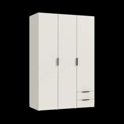 Ygo Kleerkast ALASKA B120 Wit| Draaideurkasten