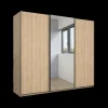 Ygo Kleerkast BABETTE Eik B250| Schuifdeurkasten