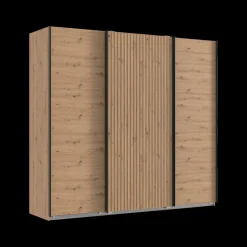 Ygo Kleerkast GERONA Artisan Eik B250| Schuifdeurkasten