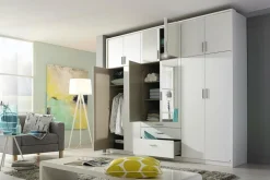 Ygo Kleerkast GLADSAKE Alpinewit B271| Draaideurkasten