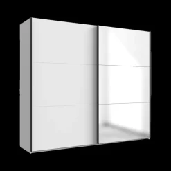 Ygo Kleerkast MENDOZA Wit B250| Schuifdeurkasten