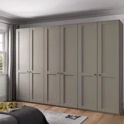 Ygo Kleerkast NAVAN B300 Kiezelgrijs| Draaideurkasten
