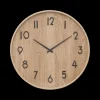 Ygo Klok IRKIS Rond Ø55 Houtlook Naturel| Woondecoratie