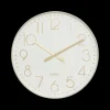 Ygo Klok LAURIE Ø51 Wit/Goud| Woondecoratie