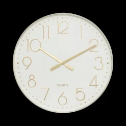 Ygo Klok LAURIE Ø51 Wit/Goud| Woondecoratie