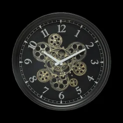 Ygo Klok RUDRA Rnd. Zwart| Woondecoratie