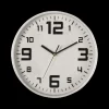 Ygo Klok URIS Rond Zilver| Woondecoratie